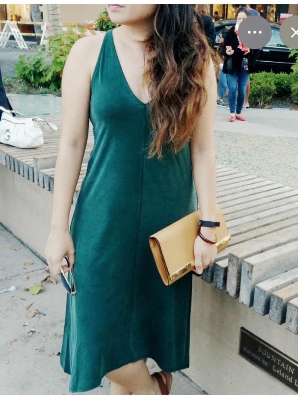 NWOT Dolan for Anthropologie Willa dress Size S Green - Picture 2 of 6